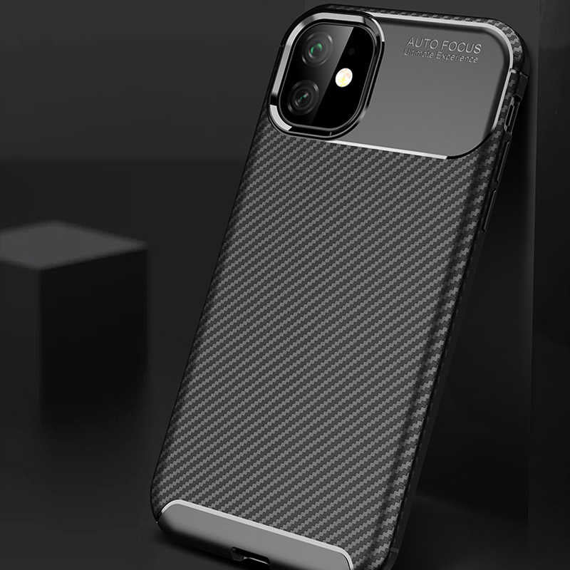 Apple iPhone 11 Kılıf Zore Negro Silikon Kapak Lacivert