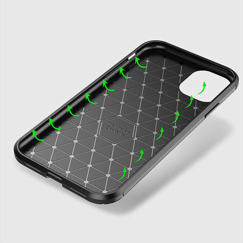 Apple iPhone 11 Kılıf Zore Negro Silikon Kapak Yeşil
