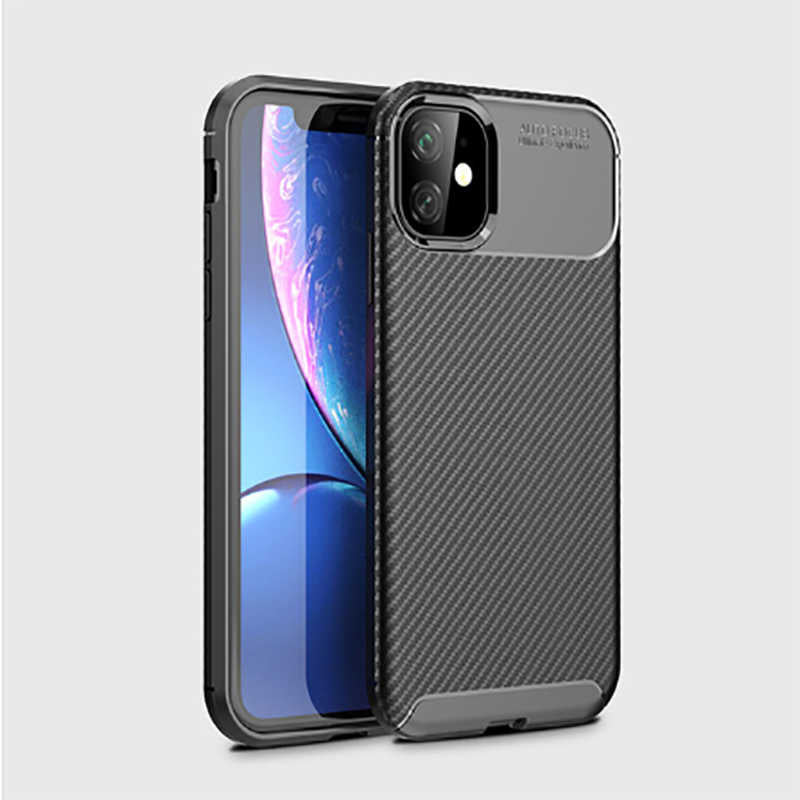 Apple iPhone 11 Kılıf Zore Negro Silikon Kapak Siyah