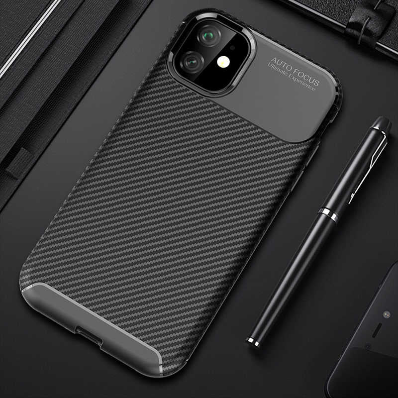 Apple iPhone 11 Kılıf Zore Negro Silikon Kapak Siyah