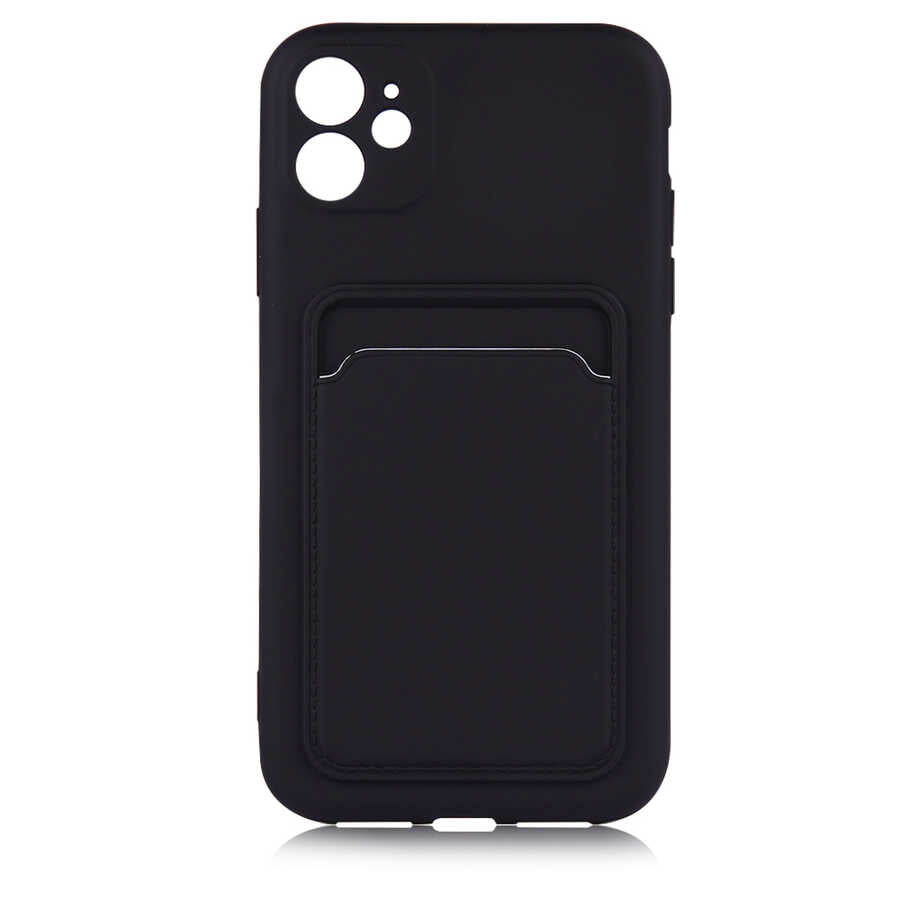 Apple iPhone 11 Kılıf Zore Ofix Kapak Siyah