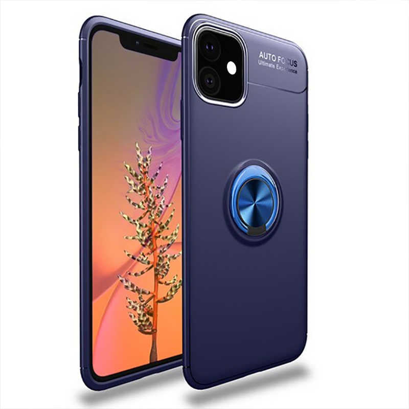 Apple iPhone 11 Kılıf Zore Ravel Silikon Kapak Mavi