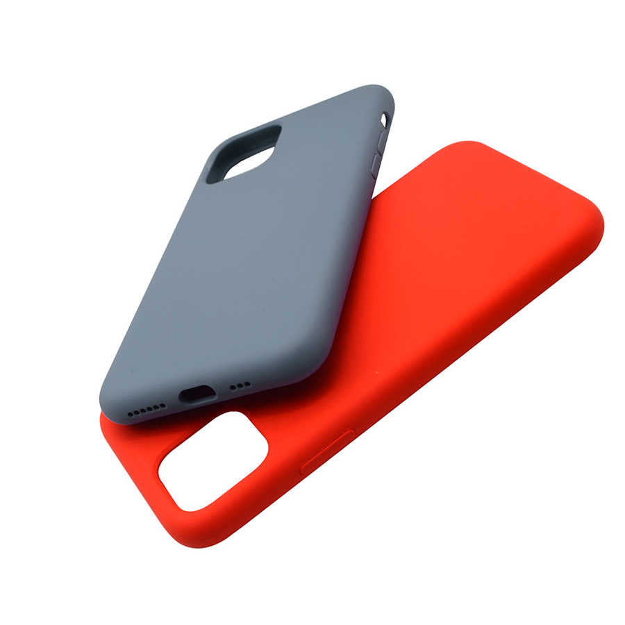 Apple iPhone 11 Kılıf Zore Silk Silikon Lacivert