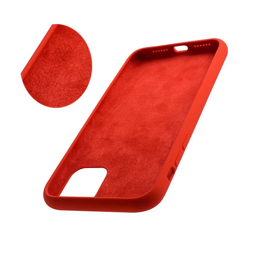 Apple iPhone 11 Kılıf Zore Silk Silikon Lacivert