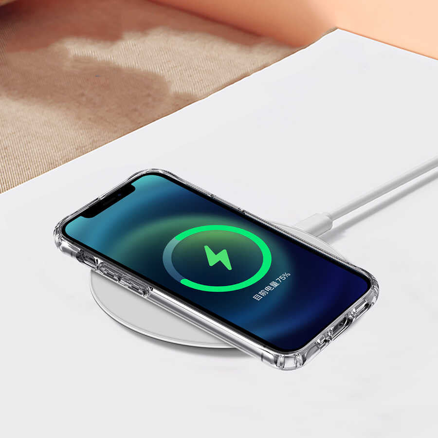 Apple iPhone 11 Kılıf Zore Tacsafe Wireless Kapak Renksiz