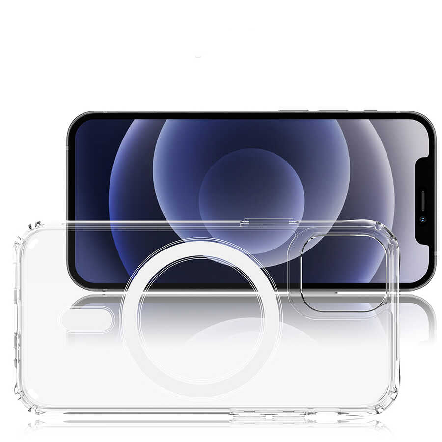 Apple iPhone 11 Kılıf Zore Tacsafe Wireless Kapak Renksiz