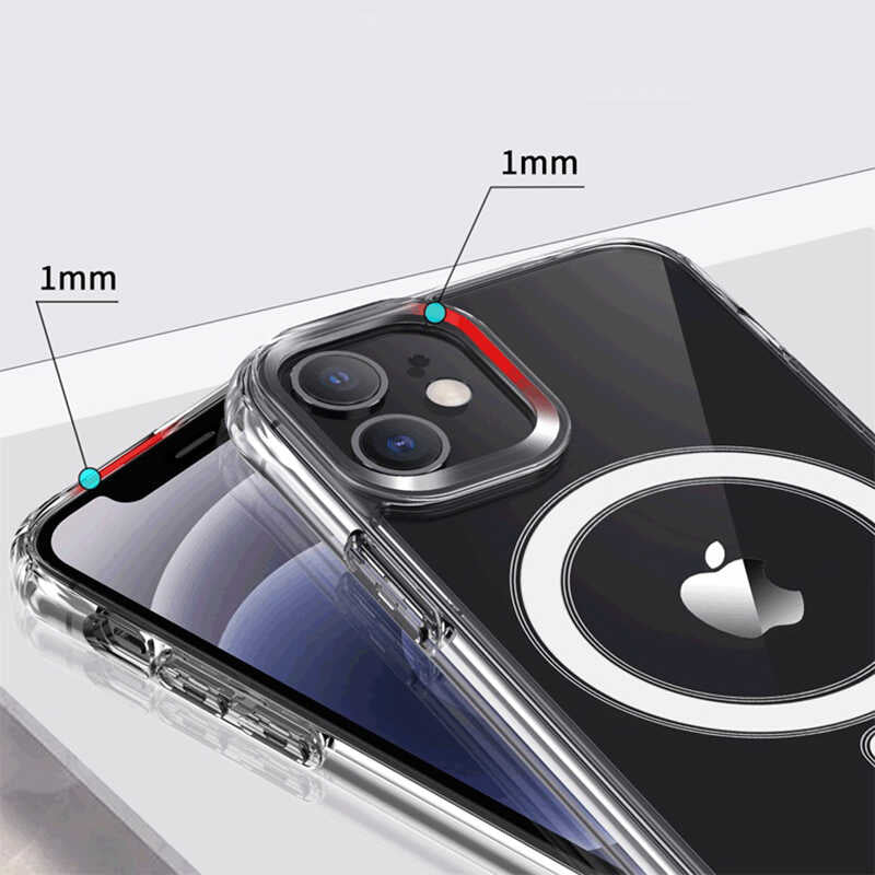Apple iPhone 11 Kılıf Zore Tacsafe Wireless Kapak Renksiz