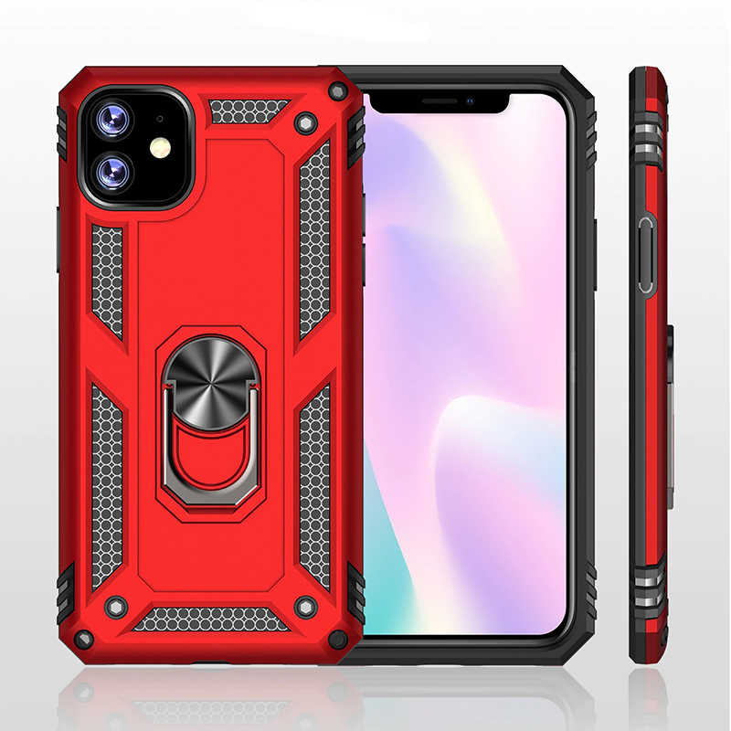 Apple iPhone 11 Kılıf Zore Vega Kapak Kırmızı