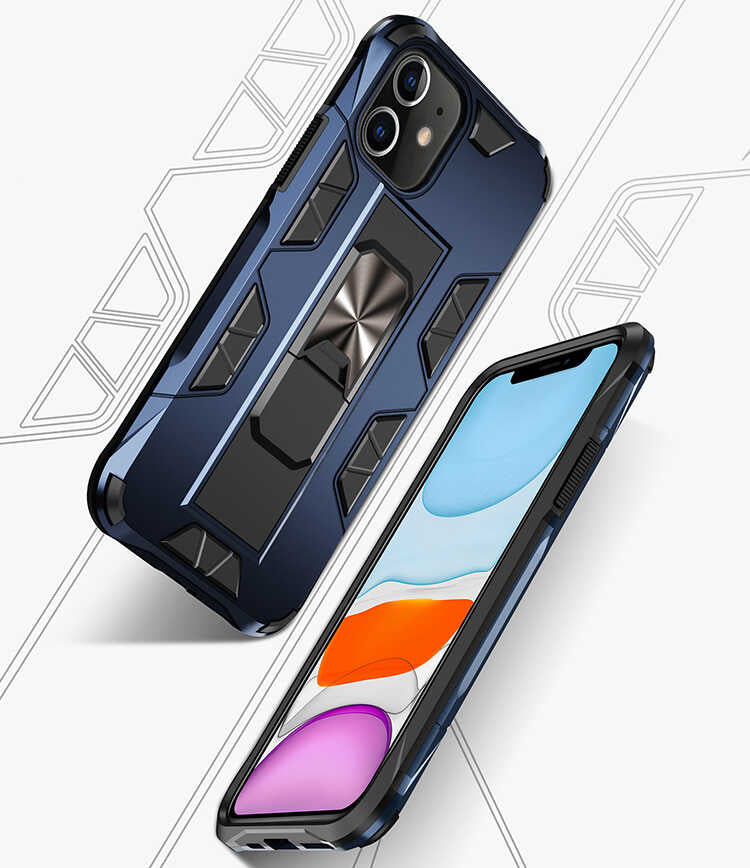 Apple iPhone 11 Kılıf Zore Volve Kapak Gri