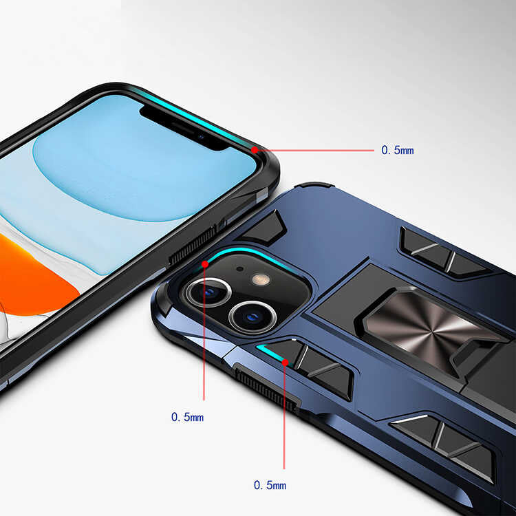 Apple iPhone 11 Kılıf Zore Volve Kapak Gri