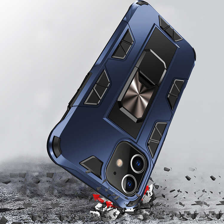 Apple iPhone 11 Kılıf Zore Volve Kapak Lacivert