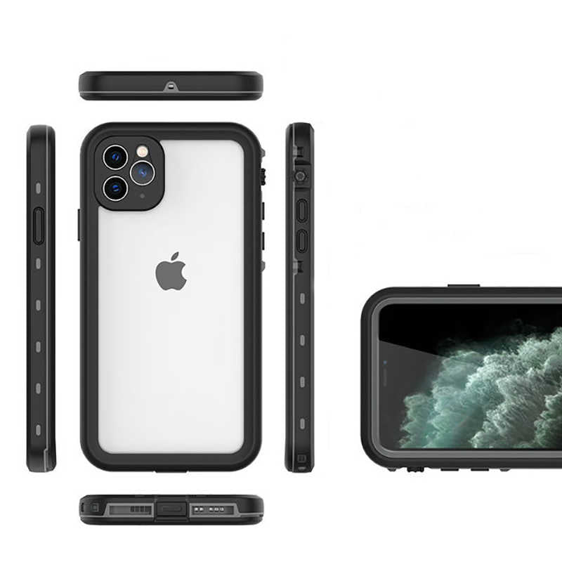 Apple iPhone 11 Pro Kılıf 1-1 Su Geçirmez Kılıf Siyah