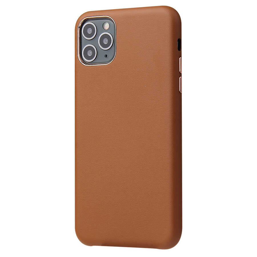 Apple iPhone 11 Pro Kılıf Zore Eyzi Kapak Kahverengi