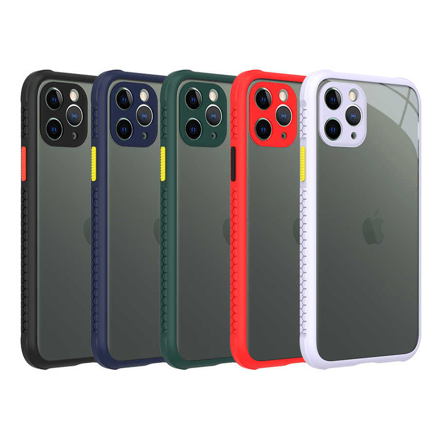 Apple iPhone 11 Pro Kılıf Zore Kaff Kapak Kırmızı