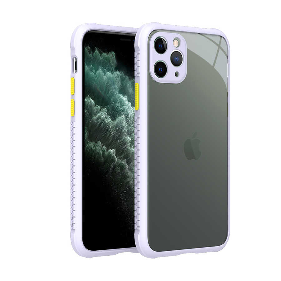 Apple iPhone 11 Pro Kılıf Zore Kaff Kapak Mor