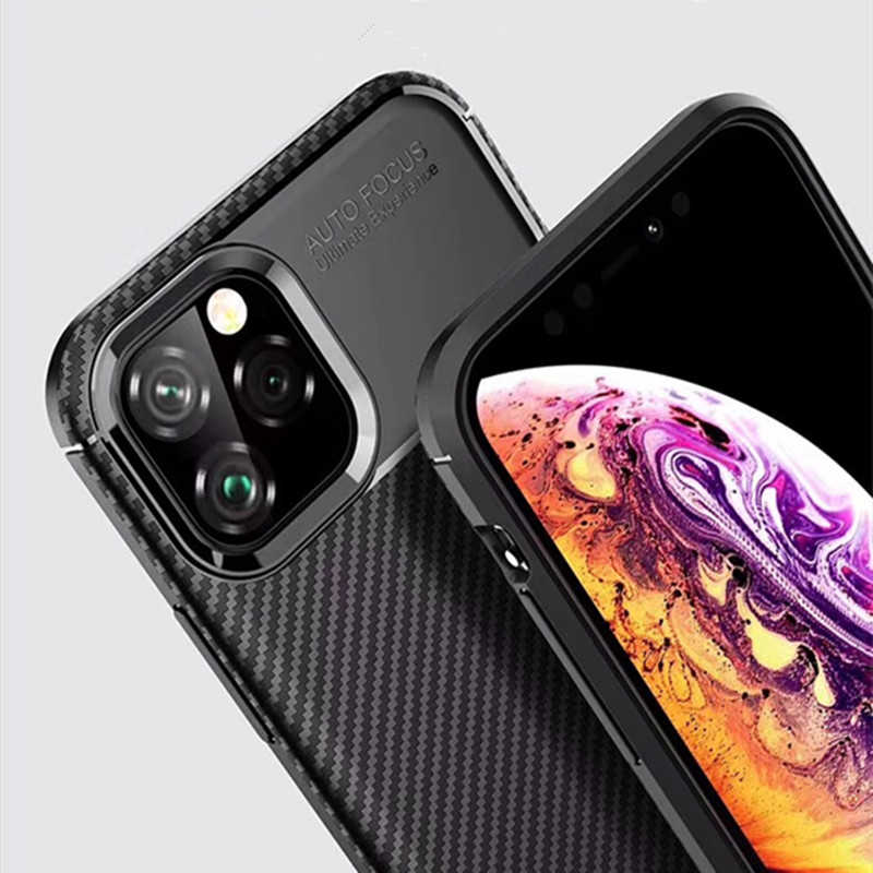 Apple iPhone 11 Pro Kılıf Zore Negro Silikon Kapak Kahverengi