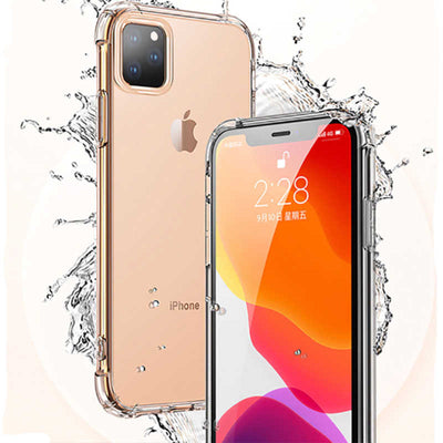 Apple iPhone 11 Pro Kılıf Zore Nitro Anti Shock Silikon Renksiz