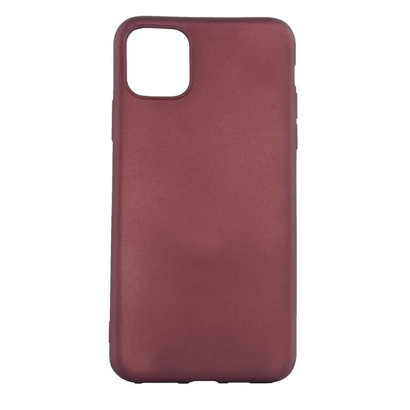 Apple iPhone 11 Pro Kılıf Zore Premier Silikon Kapak Mürdüm