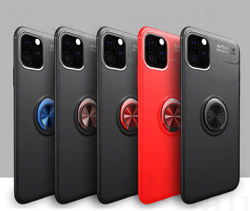Apple iPhone 11 Pro Kılıf Zore Ravel Silikon Kapak Kırmızı