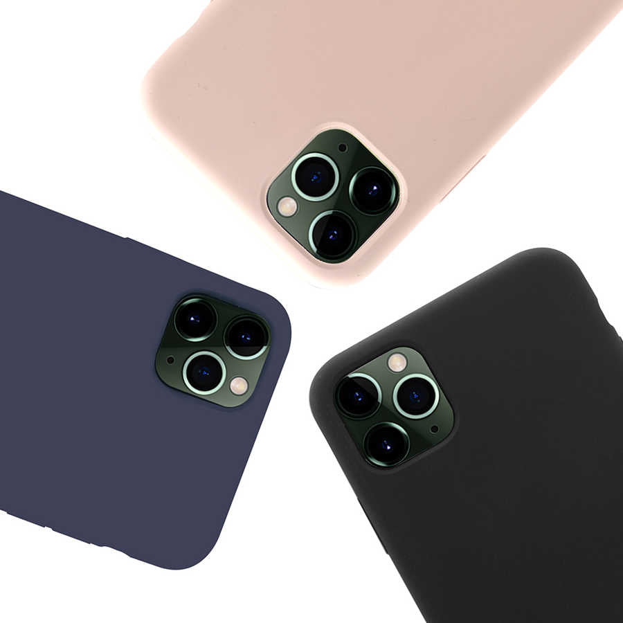 Apple iPhone 11 Pro Kılıf Zore Silk Silikon Lila