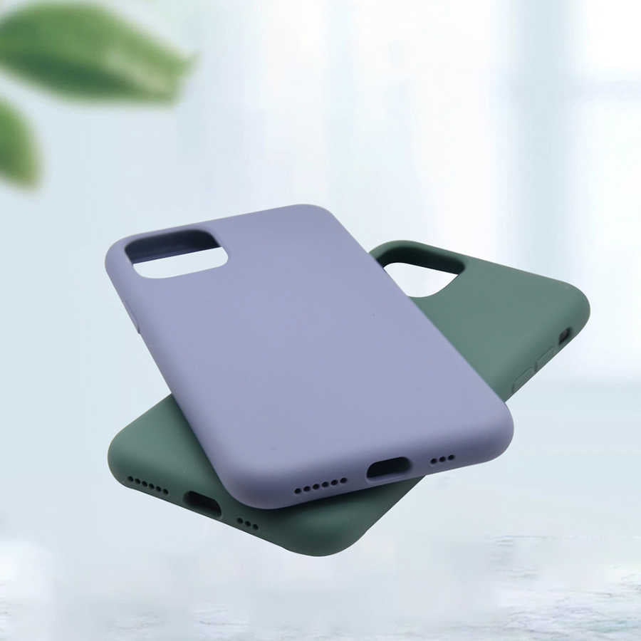 Apple iPhone 11 Pro Kılıf Zore Silk Silikon Lila