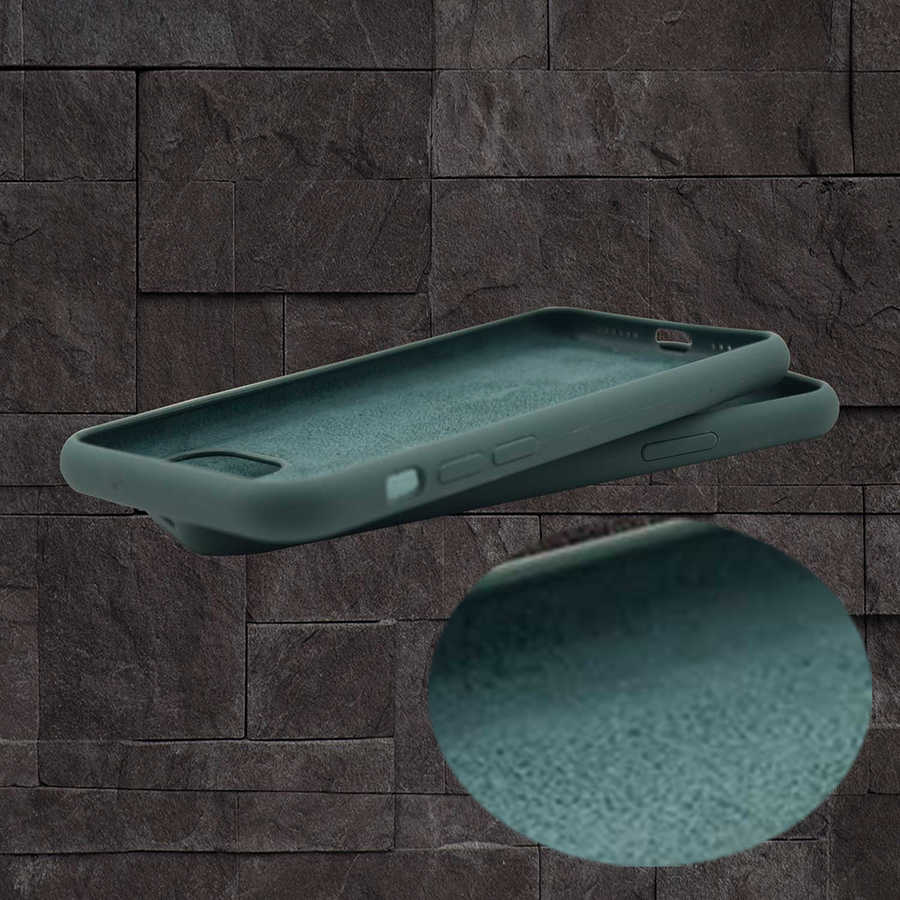 Apple iPhone 11 Pro Kılıf Zore Silk Silikon Lacivert