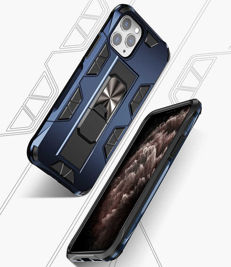Apple iPhone 11 Pro Kılıf Zore Volve Kapak Gri