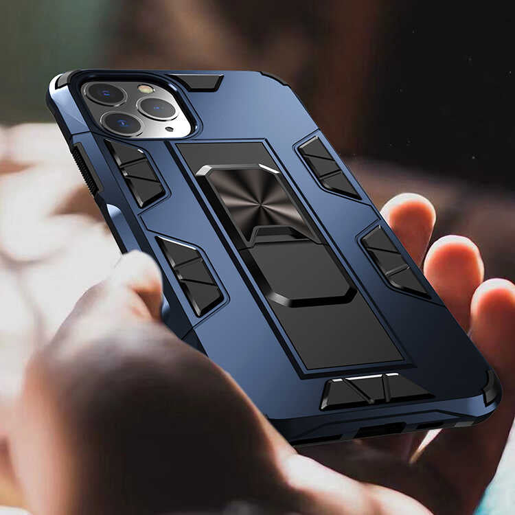 Apple iPhone 11 Pro Kılıf Zore Volve Kapak Gri