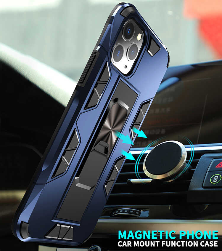 Apple iPhone 11 Pro Kılıf Zore Volve Kapak Kırmızı
