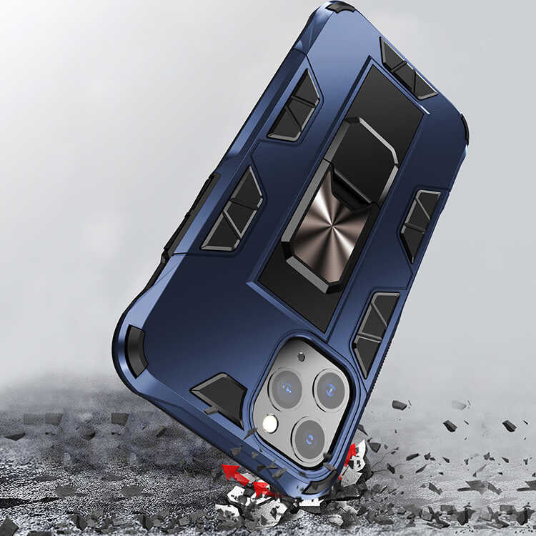 Apple iPhone 11 Pro Kılıf Zore Volve Kapak Gri