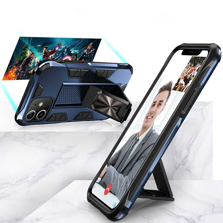 Apple iPhone 11 Pro Kılıf Zore Volve Kapak Gri