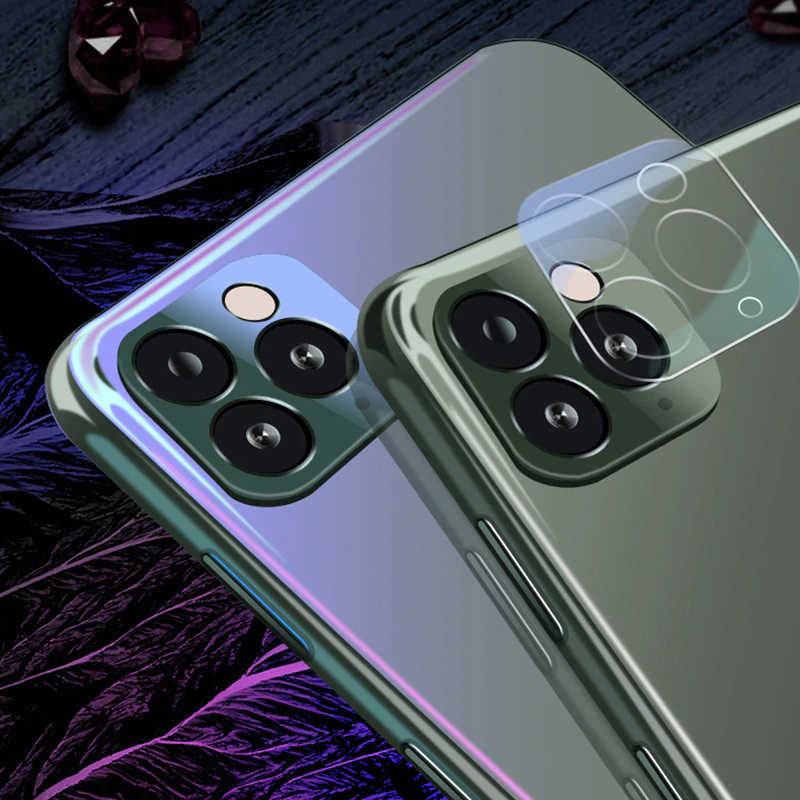 Apple iPhone 11 Pro Max Zore 3D Full Kamera Koruyucu Renksiz