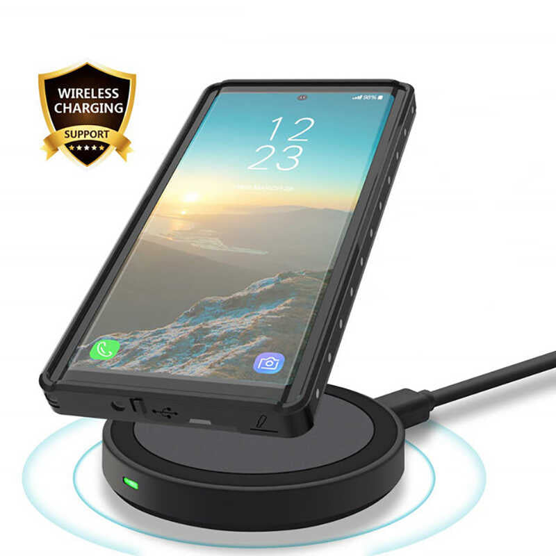 Galaxy S20 Plus Kılıf 1-1 Su Geçirmez Kılıf Siyah