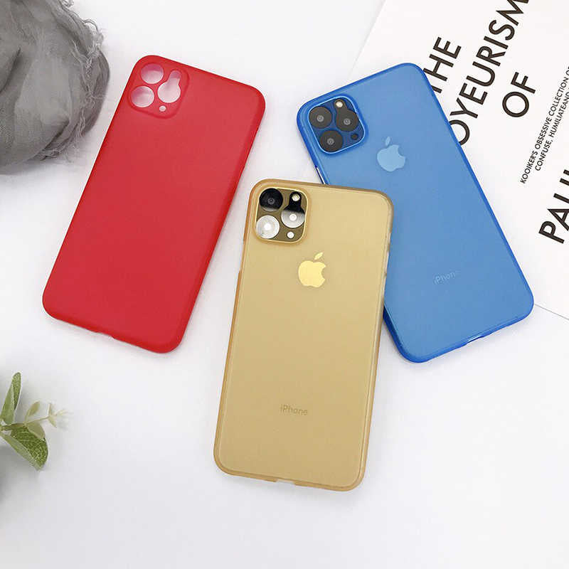 Apple iPhone 11 Pro Max Kılıf Zore Eko PP Kapak Rose Gold
