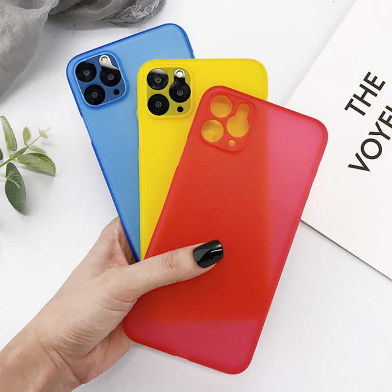 Apple iPhone 11 Pro Max Kılıf Zore Eko PP Kapak Sarı