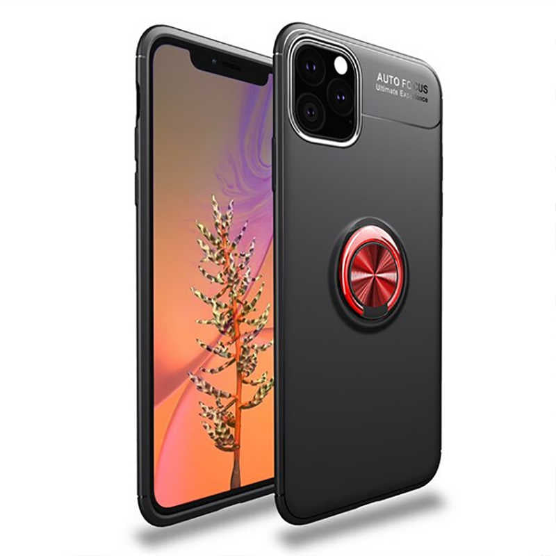 Apple iPhone 11 Pro Max Kılıf Zore Ravel Silikon Kapak Kırmızı