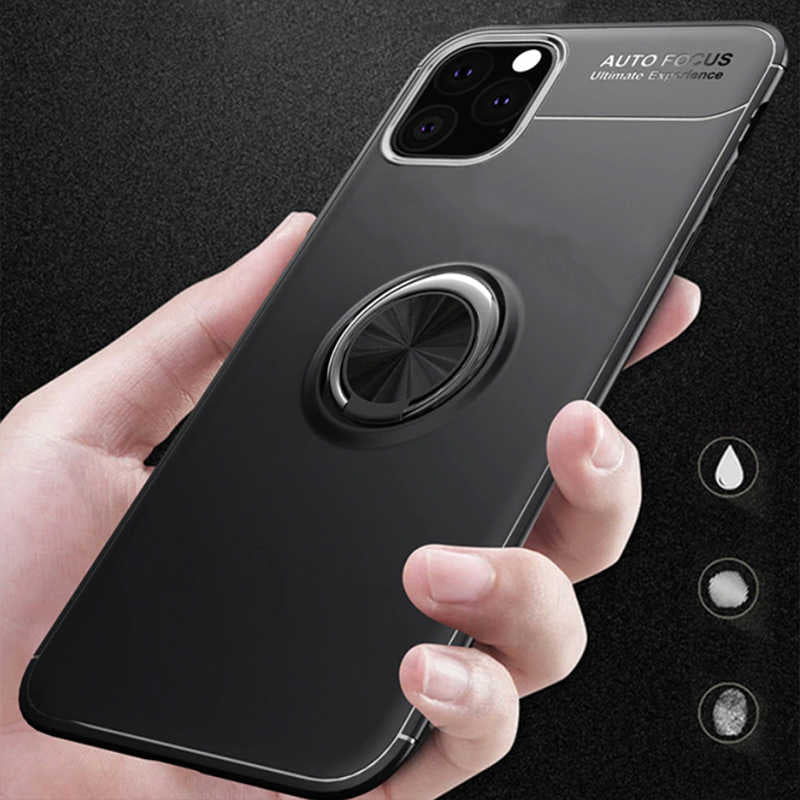 Apple iPhone 11 Pro Max Kılıf Zore Ravel Silikon Kapak Siyah-Mavi