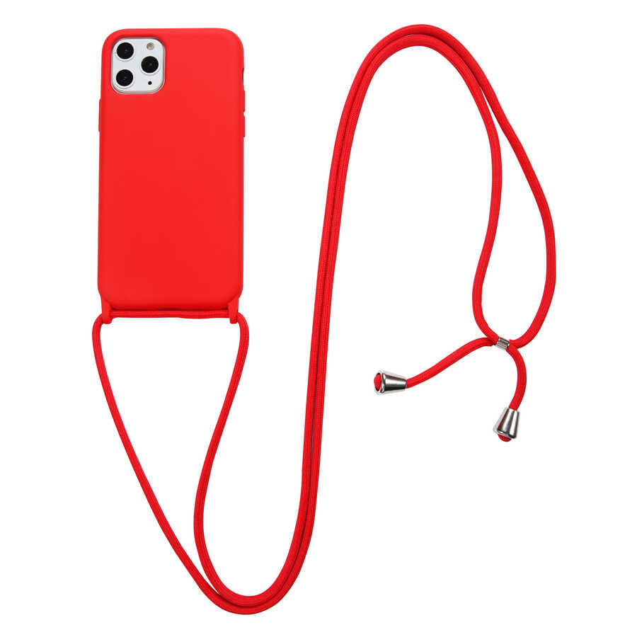 Apple iPhone 11 Pro Max Kılıf Zore Ropi Kapak Kırmızı