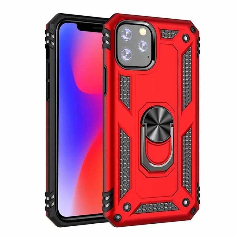 Apple iPhone 11 Pro Max Kılıf Zore Vega Kapak Kırmızı