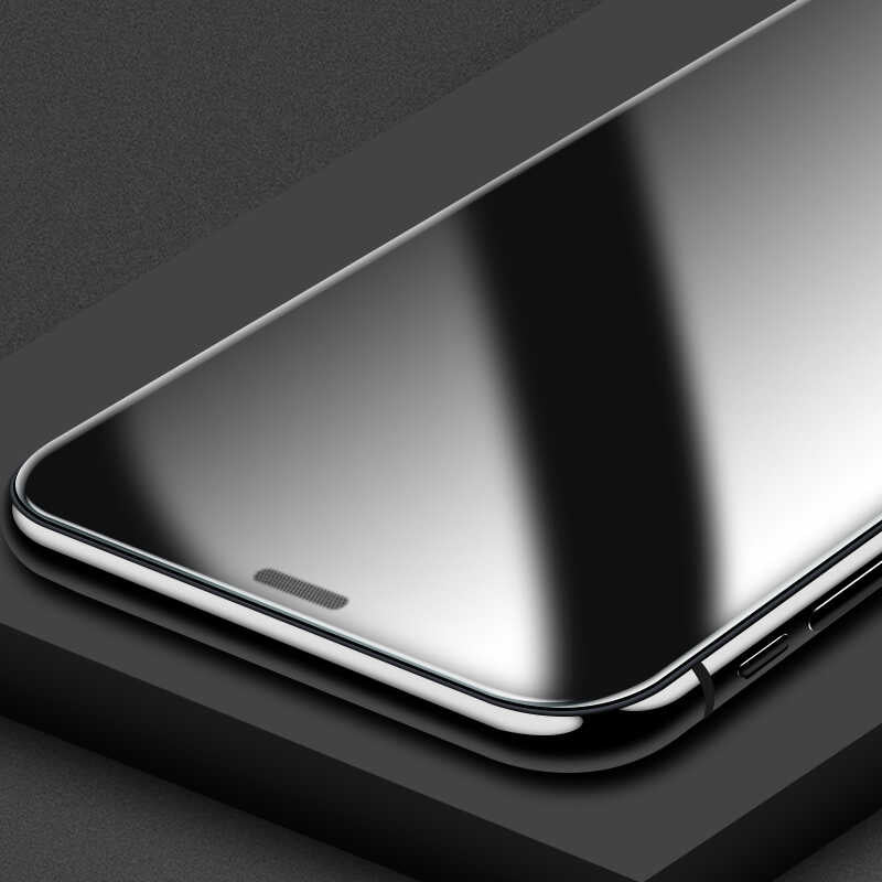 Apple iPhone 11 Pro Max Zore Anti-Dust Privacy Temperli Ekran Koruyucu Siyah