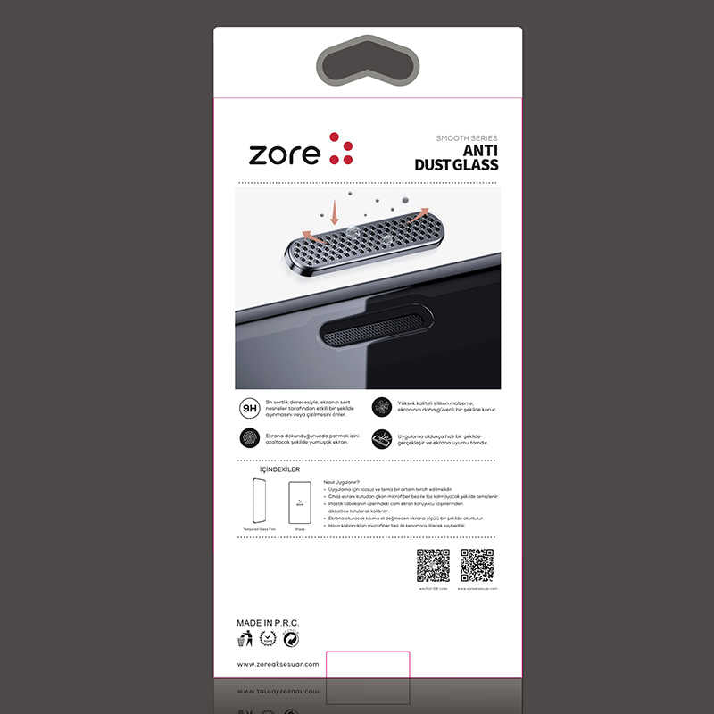 Apple iPhone 11 Pro Max Zore Anti-Dust Temperli Ekran Koruyucu Siyah