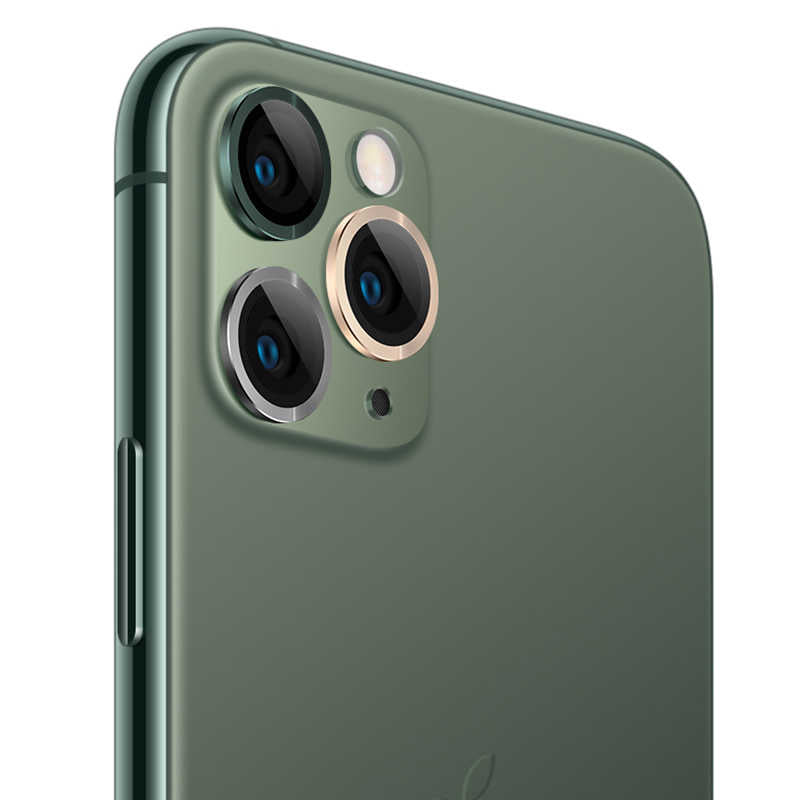 Apple iPhone 11 Pro Max Zore CL-01 Kamera Lens Koruyucu Gri