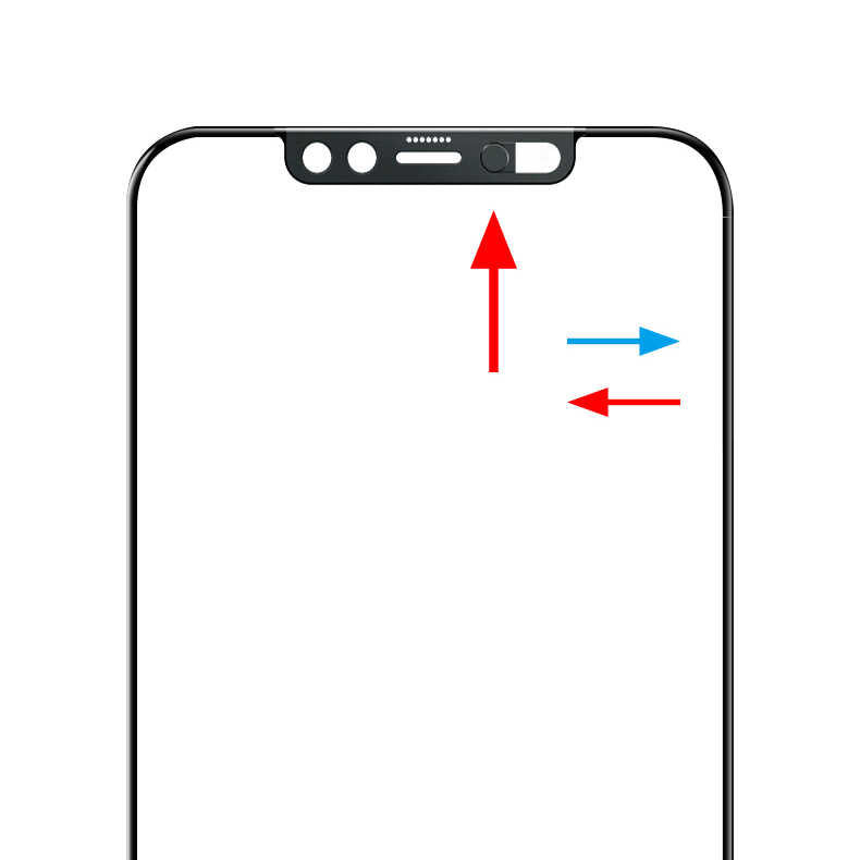 Apple iPhone 11 Pro Max Zore Secret Temperli Cam Ekran Koruyucu Siyah