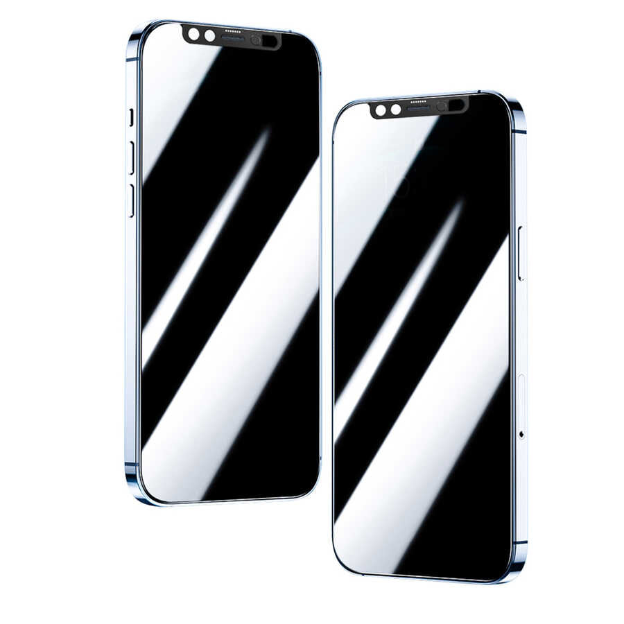 Apple iPhone 11 Pro Max Zore Secret Temperli Cam Ekran Koruyucu Siyah