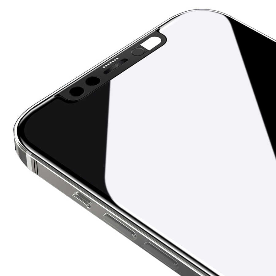 Apple iPhone 11 Pro Max Zore Secret Temperli Cam Ekran Koruyucu Siyah