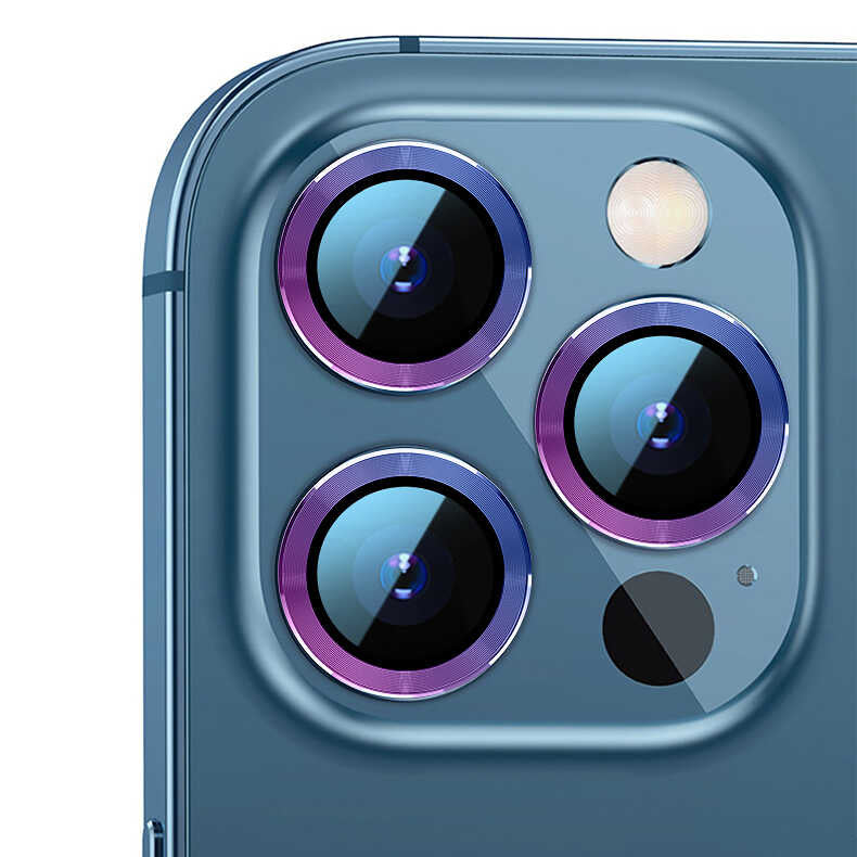 Apple iPhone 11 Pro Zore CL-02 Kamera Lens Koruyucu Colorful