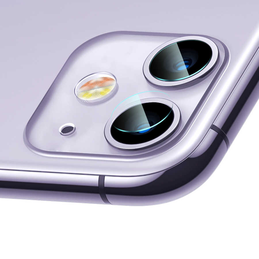 Apple iPhone 11 Zore Nano Kamera Koruyucu Renksiz