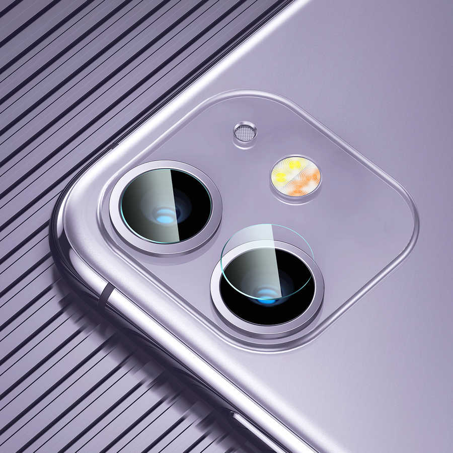 Apple iPhone 11 Zore Nano Kamera Koruyucu Renksiz