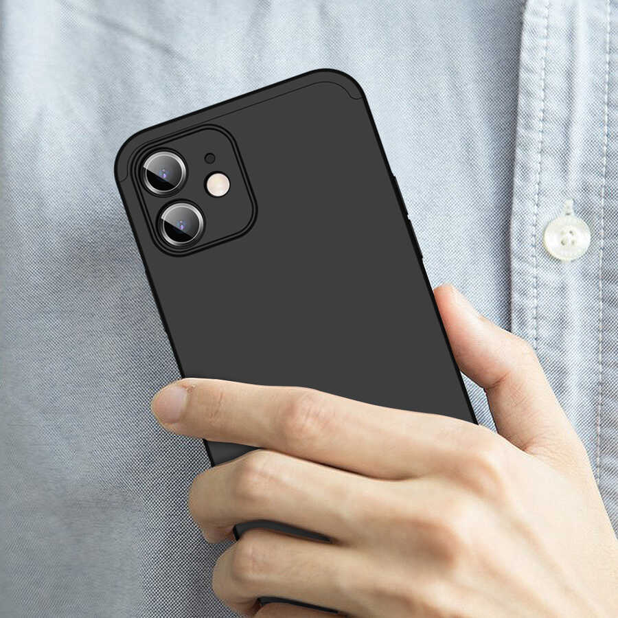Apple iPhone 12 Kılıf Zore Ays Kapak Kırmızı