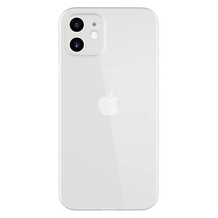 Apple iPhone 12 Kılıf Zore Blok Kapak Renksiz